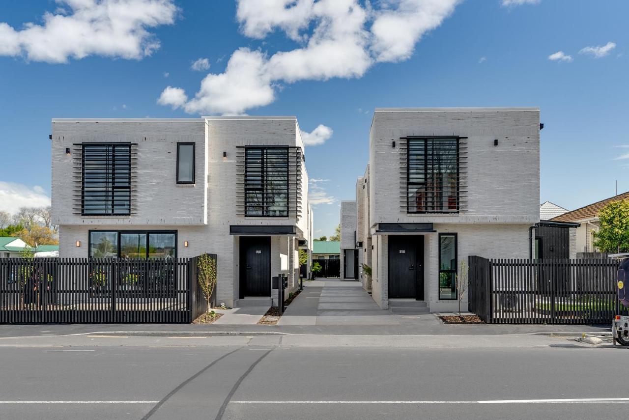 Cbd Contemporary Comfort Townhouse 2 Bed 2Bath クライストチャーチ エクステリア 写真